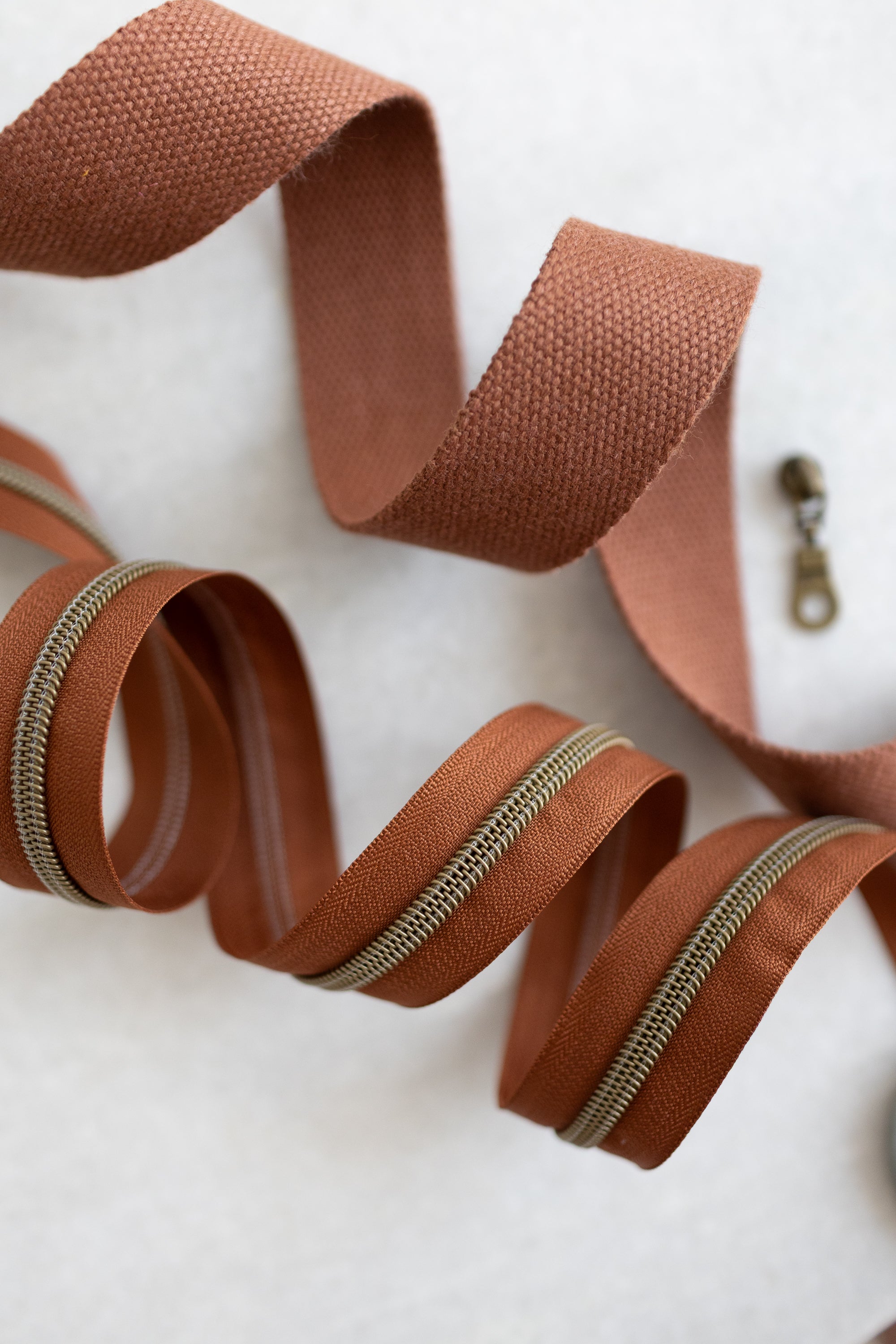 Cognac - #5 Bronze Nylon Zipper Tape