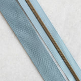 Light Chambray - #5 Bronze Nylon Zipper Tape