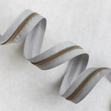Light Gray - #5 Bronze Nylon Zipper Tape