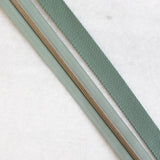 Light Smokey Green - #5 Bronze Nylon Zipper Tape