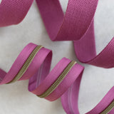Orchid - #5 Bronze Nylon Zipper Tape