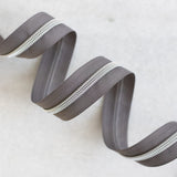 Otter - #5 Silver Nylon Zipper Tape