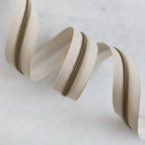 Sand - #5 Bronze Nylon Zipper Tape