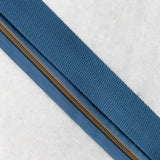 Storm Blue - #5 Bronze Nylon Zipper Tape