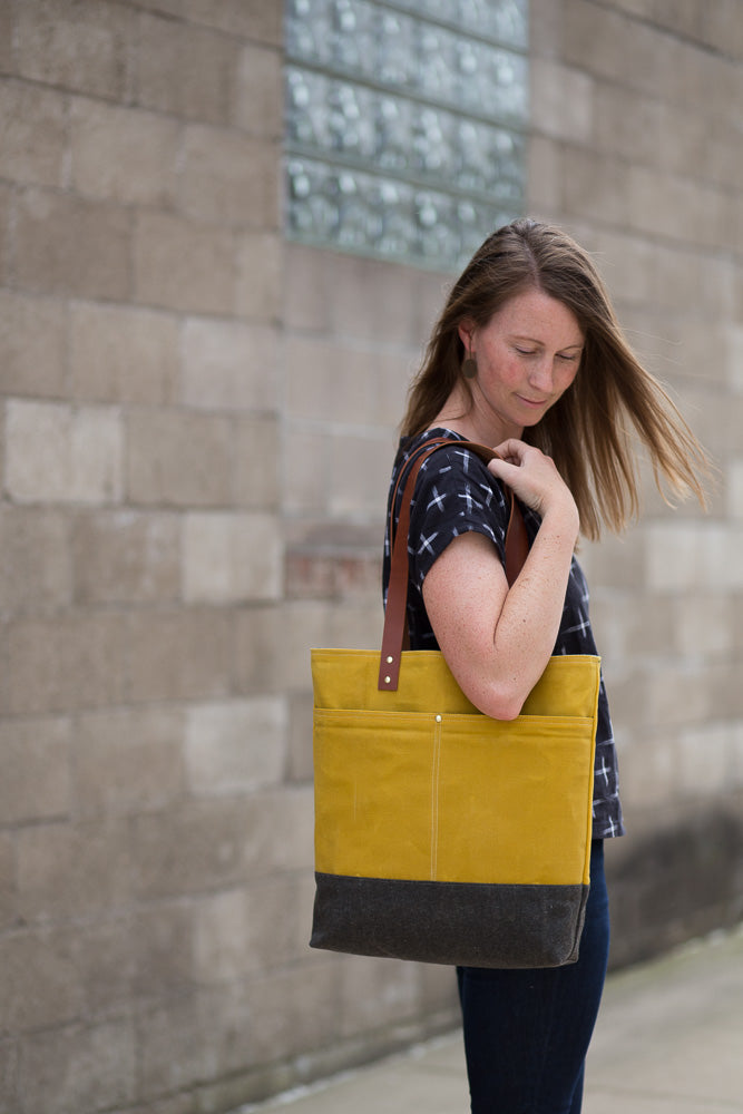 Wool + Wax Tote PDF Pattern
