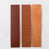 Leather Piece for Minimalist Wallet Snap Tab