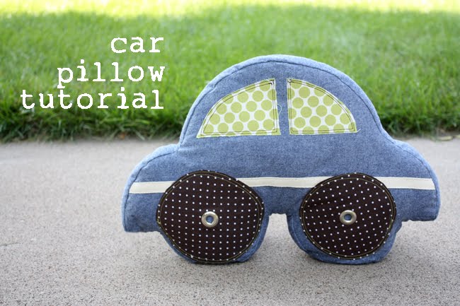 car pillow tutorial - Noodlehead