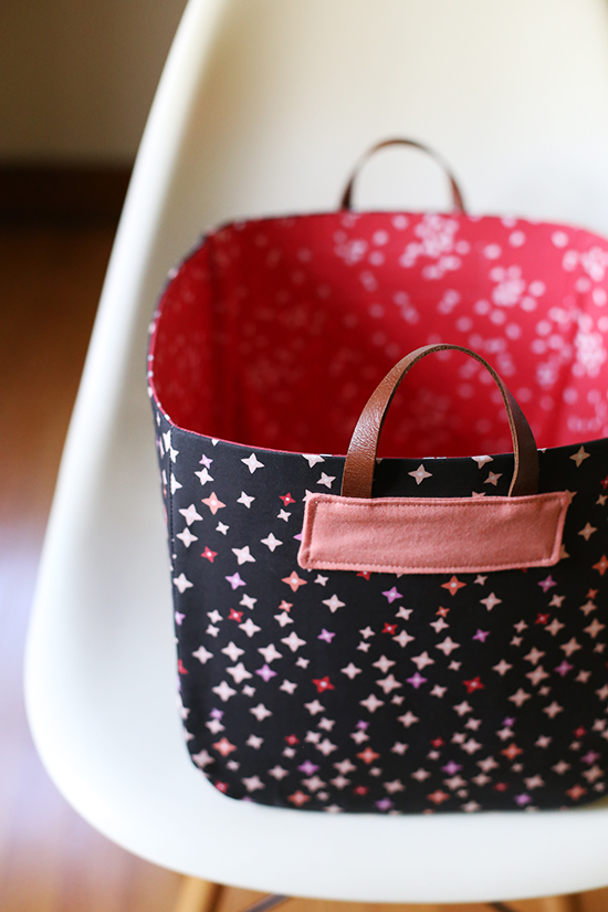 Basket project from Handmade Style featuring Vignette by Aneela Hoey