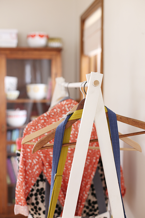 DIY Garment Rack - Noodlehead, designed by Anna Graham