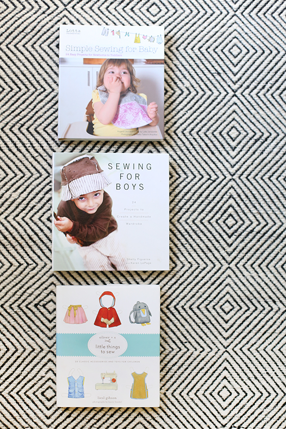 Baby and small children Sewing project books recommended by Anna Graham