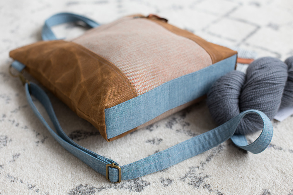 Chambray & Spice Redwood Tote - Noodlehead