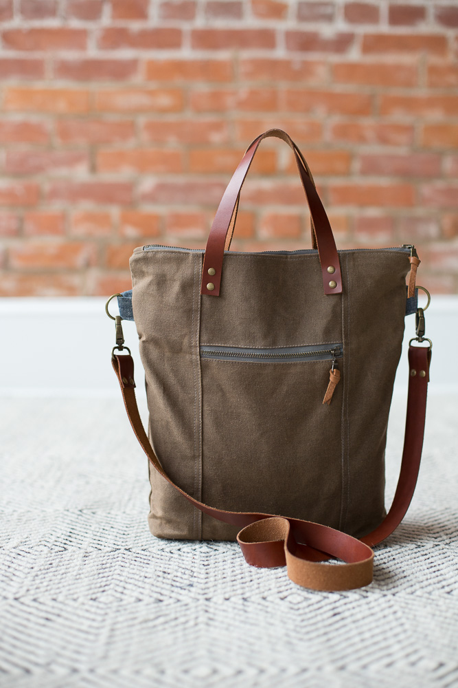 Waxed Canvas Redwood Tote - Noodlehead