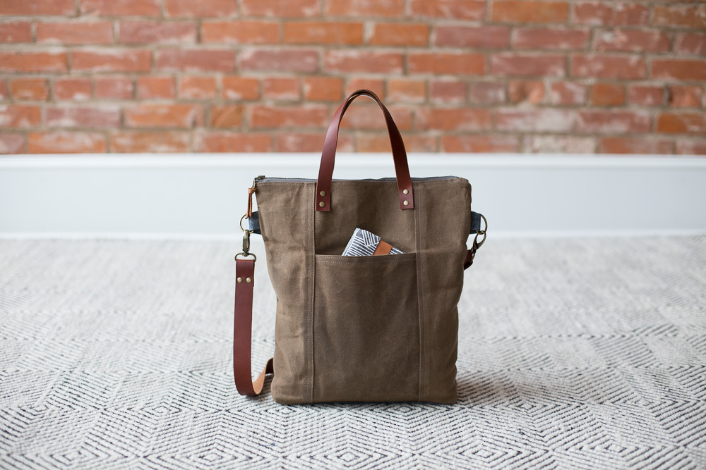 Waxed Canvas Redwood Tote - Noodlehead