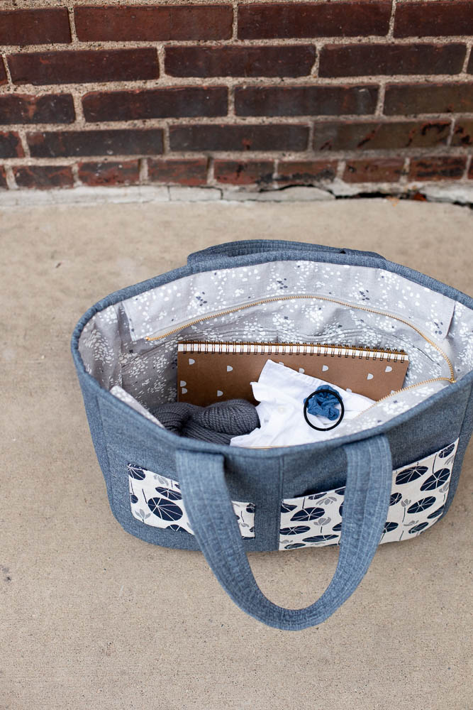 Fika Tote || Driftless Fabric collection - Noodlehead
