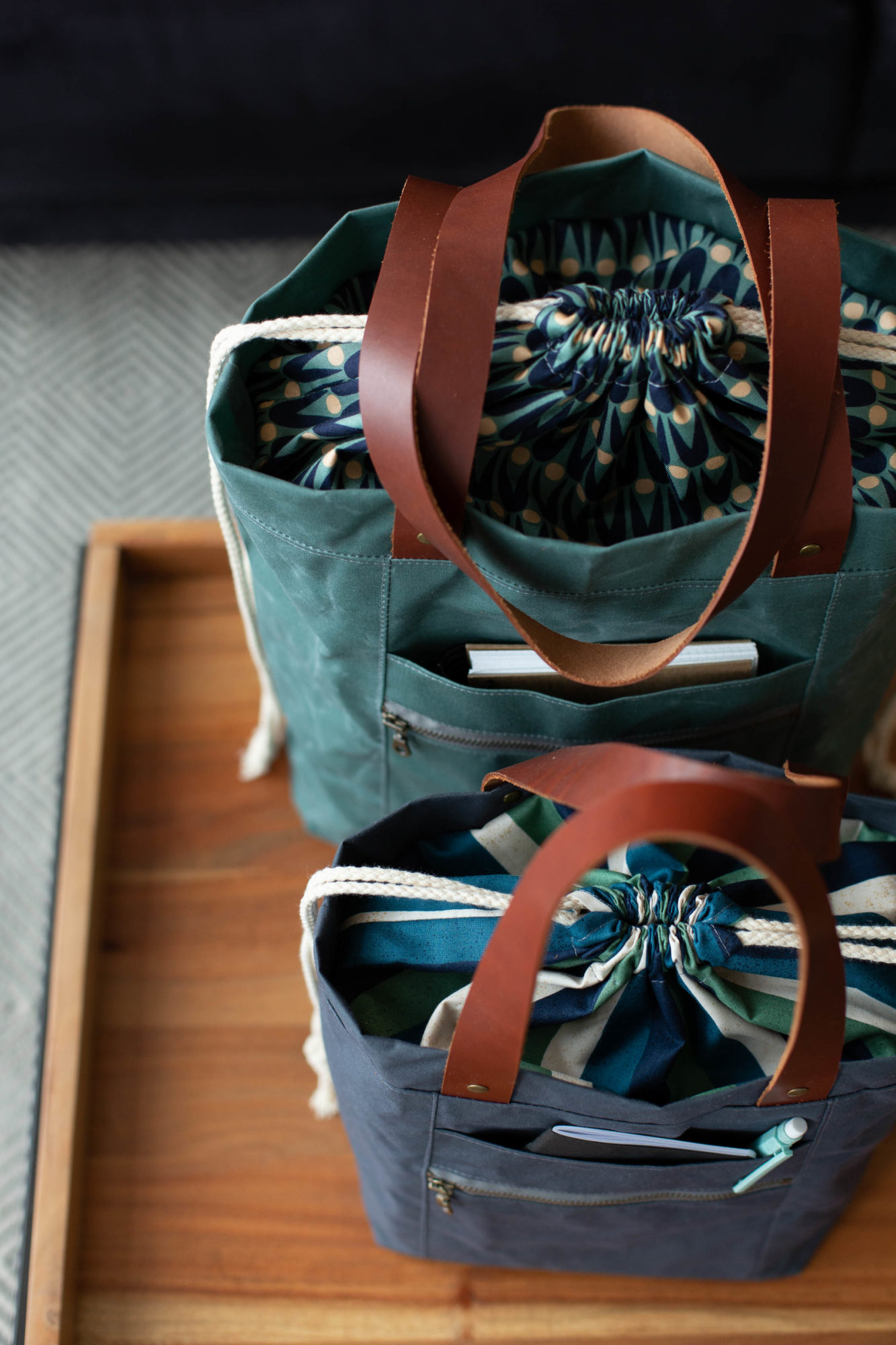 Single-fabric Firefly Totes